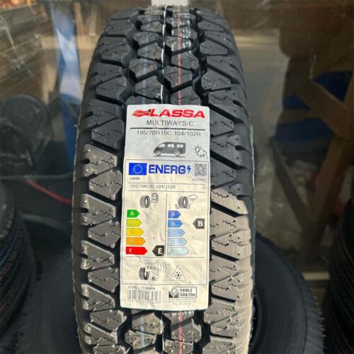 195/70 R15 104/102R 8PR Lassa MULTIWAYS-C 4 Mevsim Lastik 2024 Üretim 195/70 R15 104/102R 8PR Lassa MULTIWAYS-C 4 Mevsim Lastik 2024 Üretim