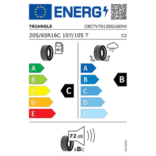 205/65 R16 C 107/105T 8PR Triangle Connex Van TV701 Yazlık Lastik 2024 Üretim 205/65 R16 C 107/105T 8PR Triangle Connex Van TV701 Yazlık Lastik 2024 Üretim