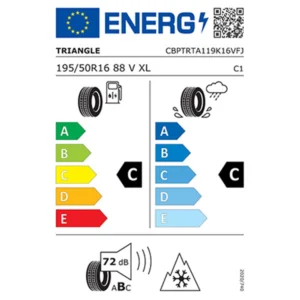 195/50 R16 88V XL Triangle Season X TA01 4 Mevsim Lastik 2024 Üretim