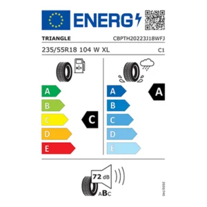 235/55 R18 104W XL Triangle EffeXSport TH202 Yazlık Lastik 2024 Üretim