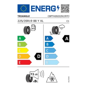 225/35 R19 88Y XL Triangle EffeXSport TH202 Yazlık Lastik 2024 Üretim