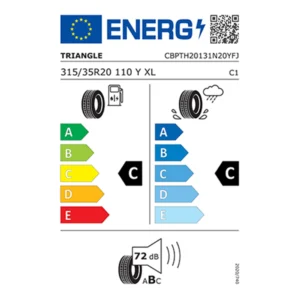 315/35 R20 110Y XL Triangle EffeXSport TH202 Yazlık Lastik 2024 Üretim