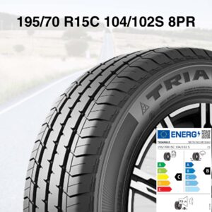 195/70 R15 C 104/102S 8PR Triangle Connex Van TV701 Yazlık Lastik 2024 Üretim
