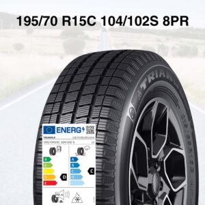 195/70 R15 C 104/102S 8PR Triangle Seasonx Van TA702 4 Mevsim Lastik 2024 Üretim